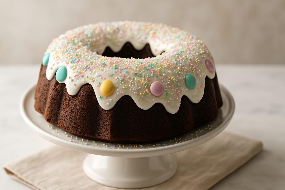 Almond Fudge Banana Cake Recipe