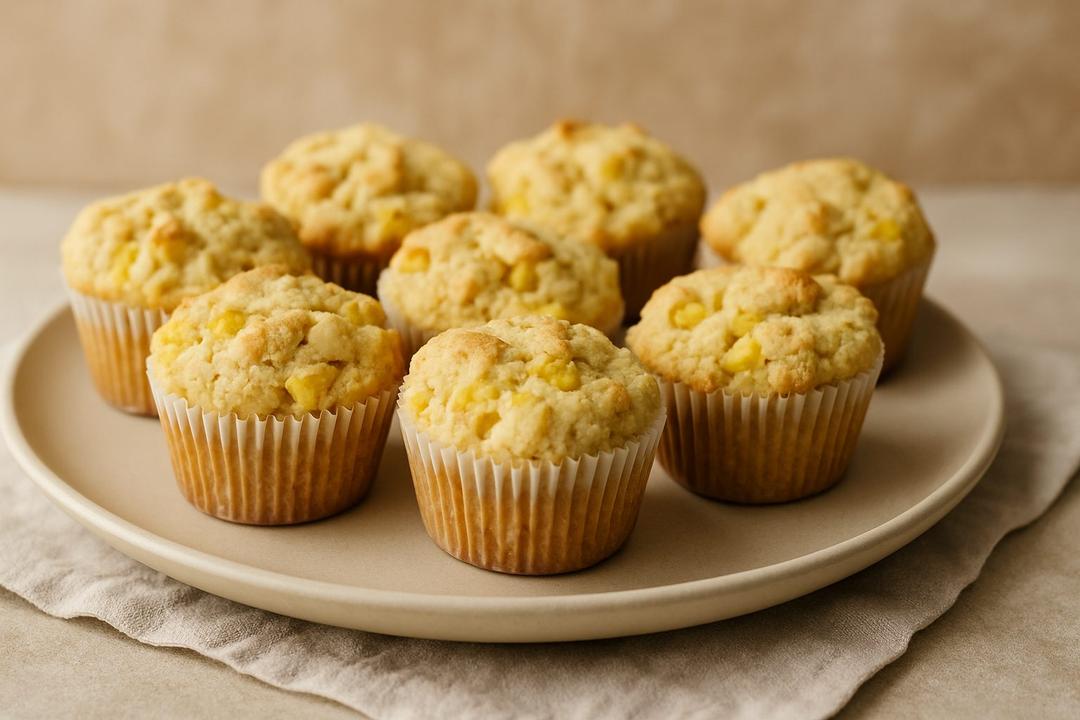 Apple Cheddar Corn Muffins Recipe (Easy Quick Bread)
