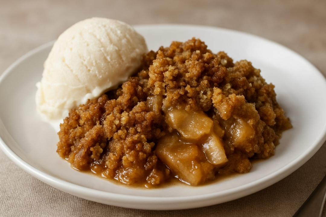Apple Crisp Recipe (Easy Walnut Crumble)