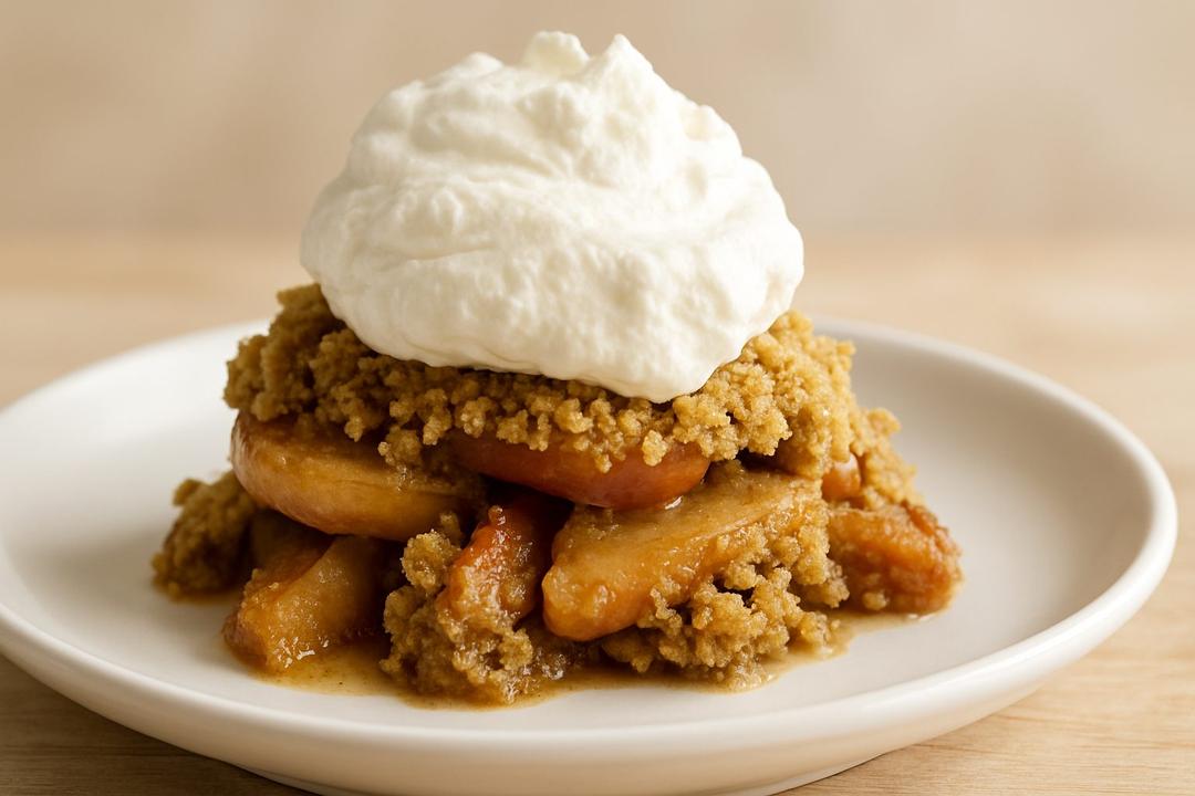 Apple Crisp Recipe (Oat Crumble Topping)