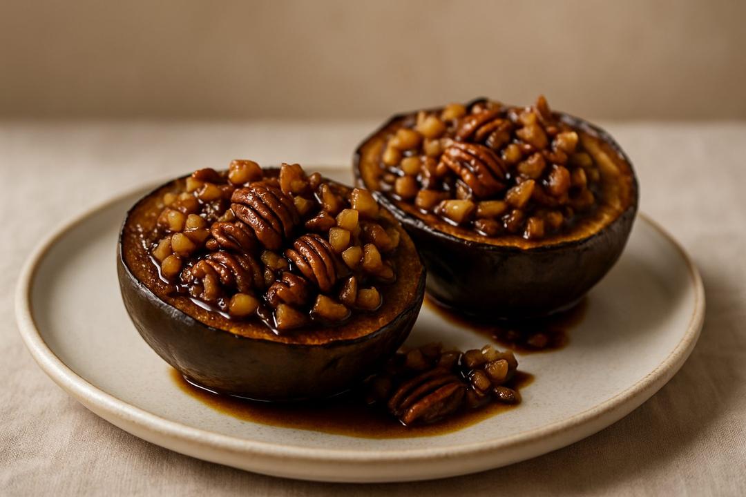 Apple-Filled Acorn Squash Recipe
