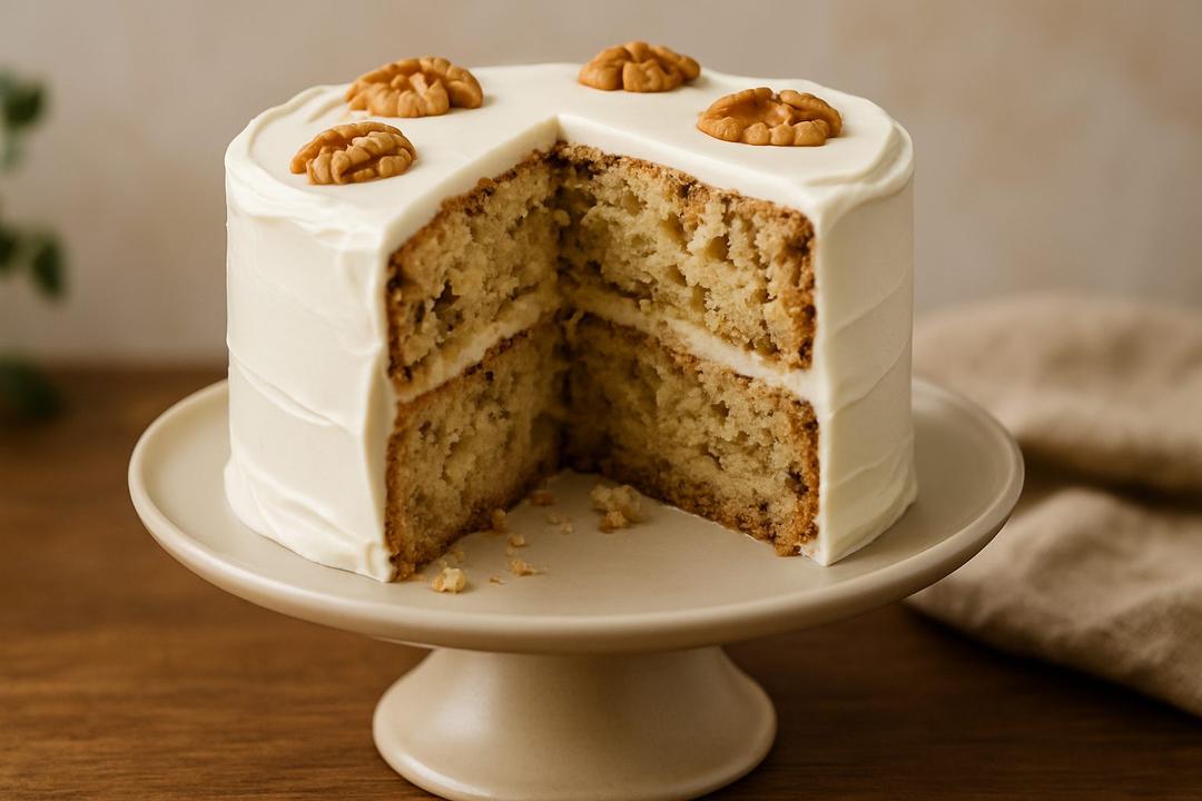 Ayranlı Muzlu Şifon Kek Tarifi (Buttermilk Banana Chiffon Cake)