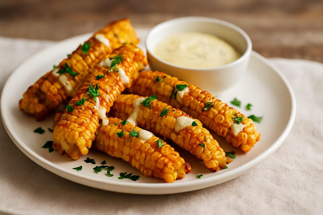 Baked Corn with Sauce Recipe
