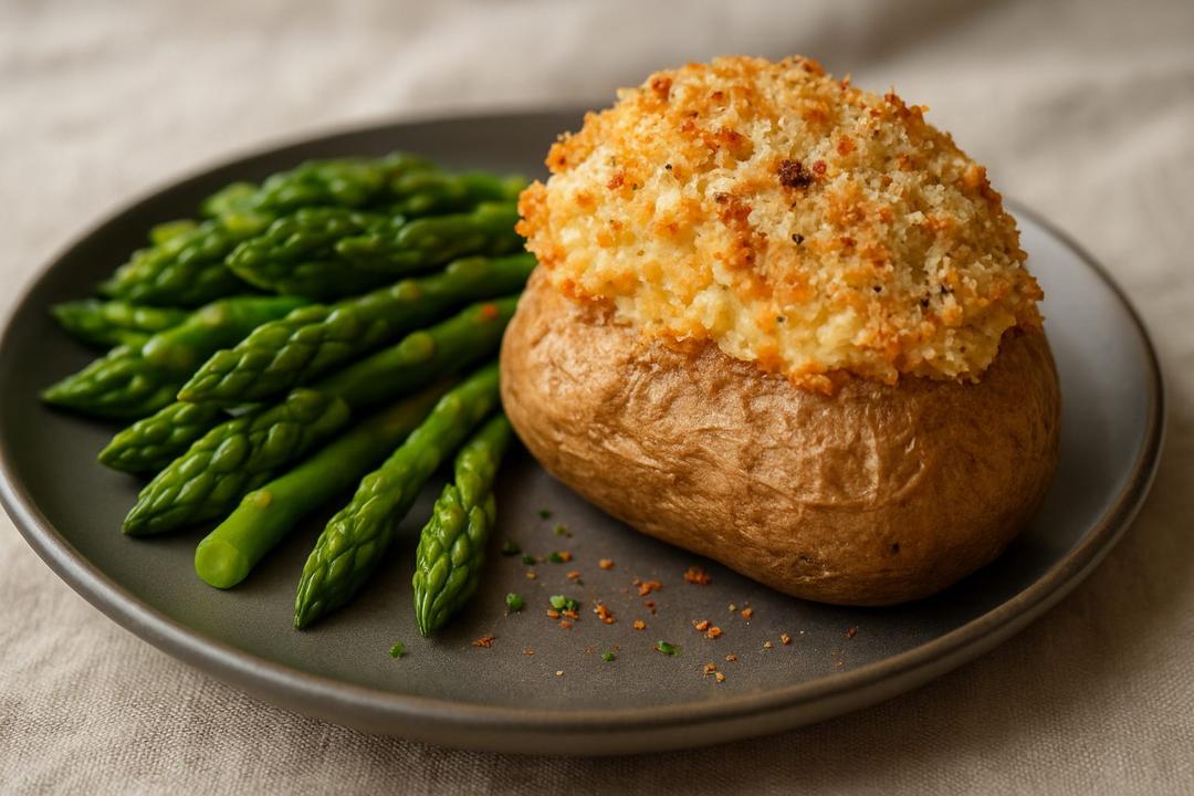 Baked Salmon in Potato Shells Recipe