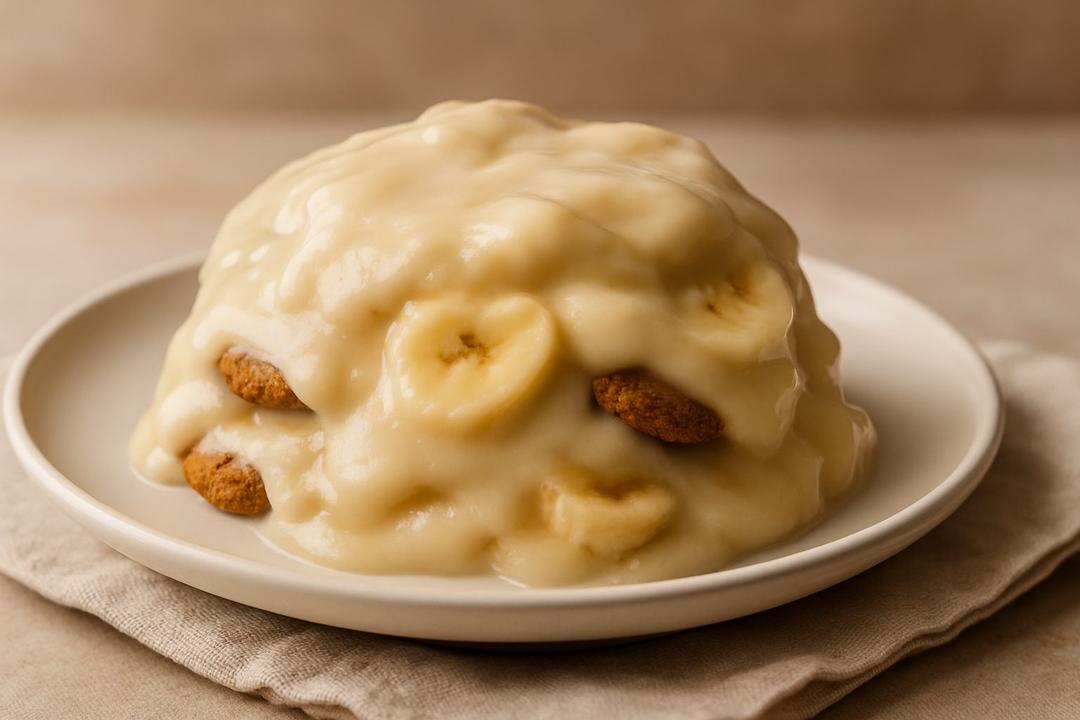 Banana Gingersnap Pudding Recipe