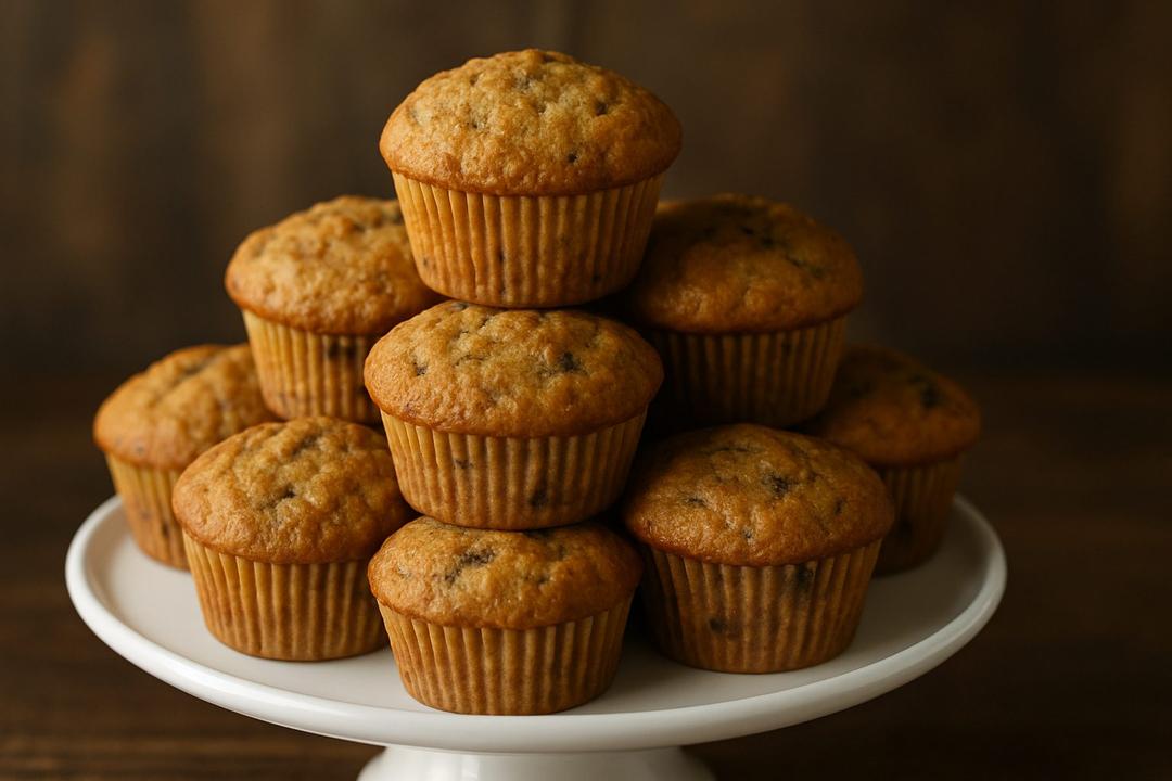 Banana Sultana Muffins Recipe (Quick Bread)