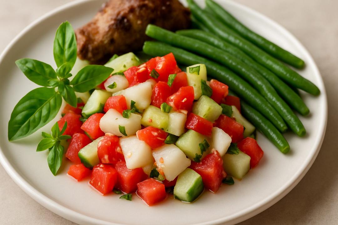 Basil Cucumber Salad Recipe (Quick)