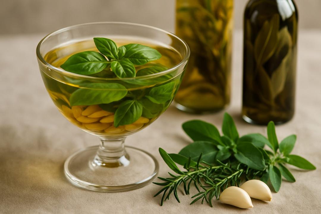 Basil Herbal Vinegar Recipe (with Red Wine Vinegar)