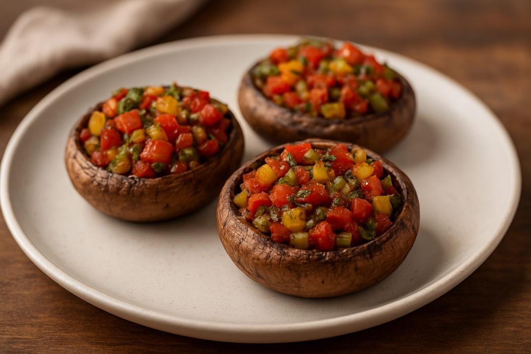 BBQ Portobello Mushroom Recipe (Cheesy)