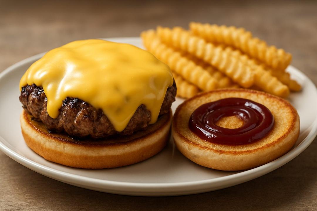 BBQ Sauce Hamburger Patty Recipe (Single Serving)