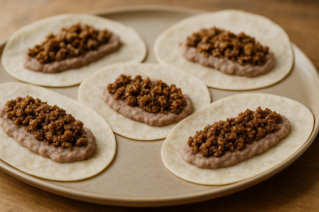 Beef and Bean Burritos Recipe (Makes 12)
