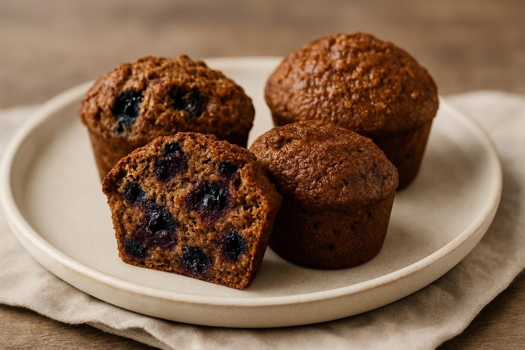 Blueberry Muffins Recipe (Whole Wheat)