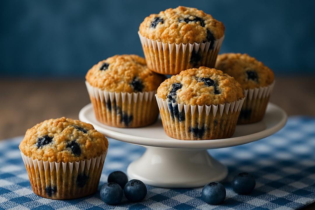 Blueberry Oatmeal Muffins Recipe