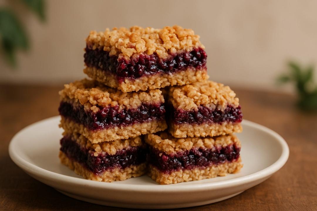 Blueberry Picnic Bars Recipe (Oat Crumb Bar Cookies)