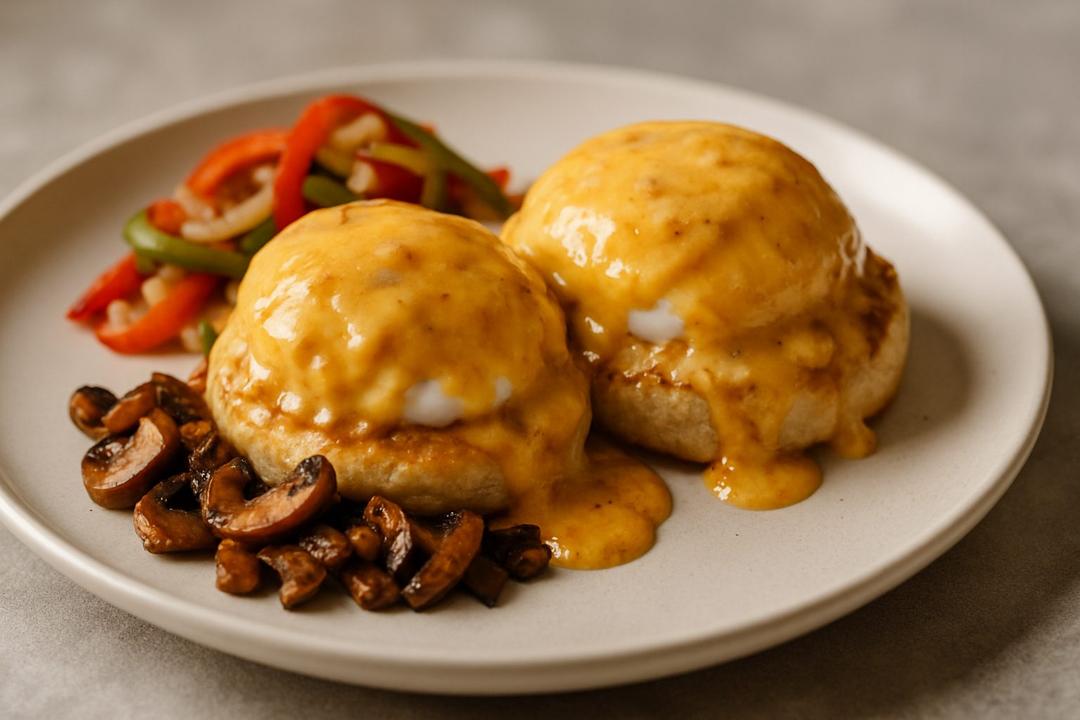 Brunch Yumurtası Tarifi (Fırında Baconlu, Cheddarlı)