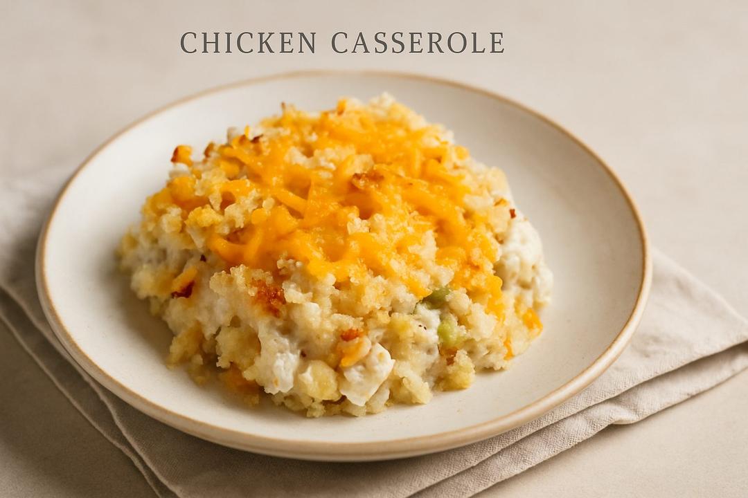 Chicken and Broccoli Casserole Recipe (Cheddar, Curry)