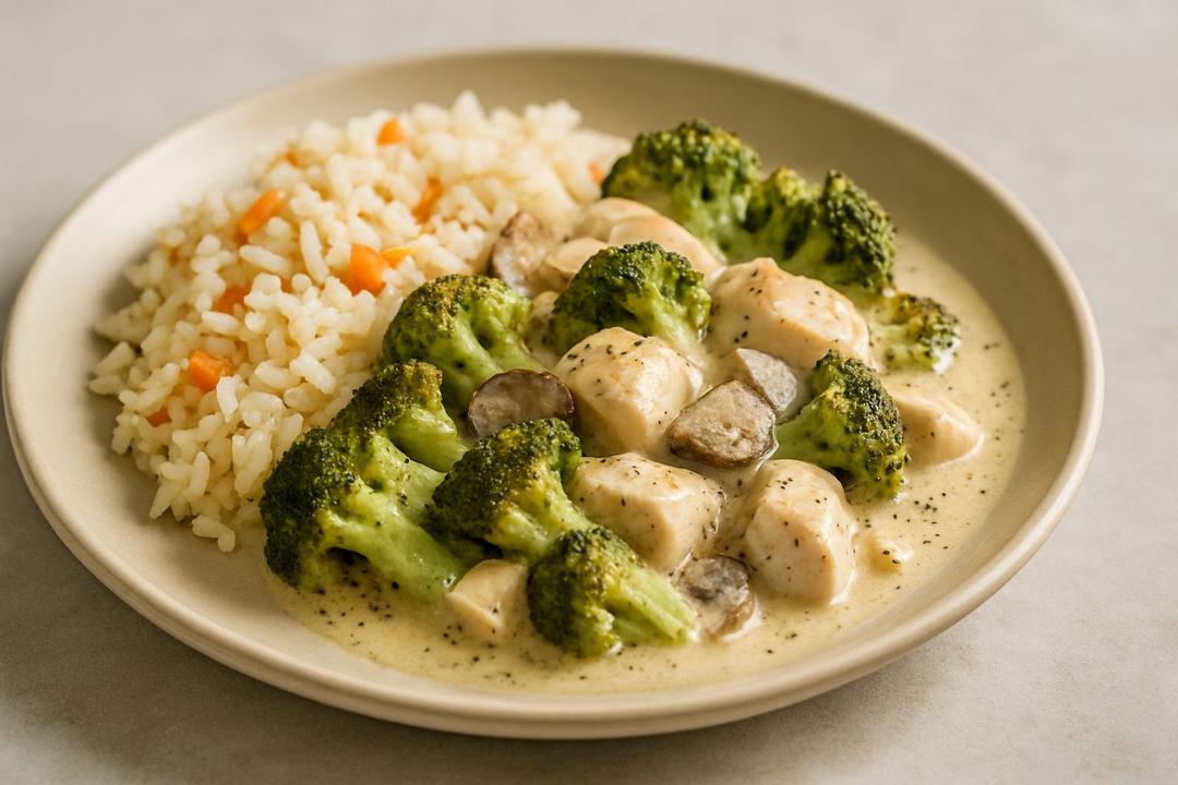 Chicken Flamingo Recipe (White Wine, Mushroom & Cheese Skillet)