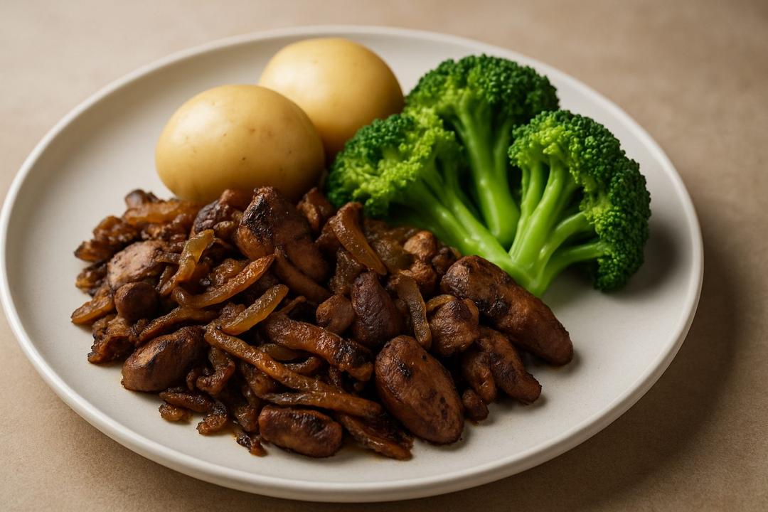 Chicken Livers or Giblets Sauté Recipe (White Wine)