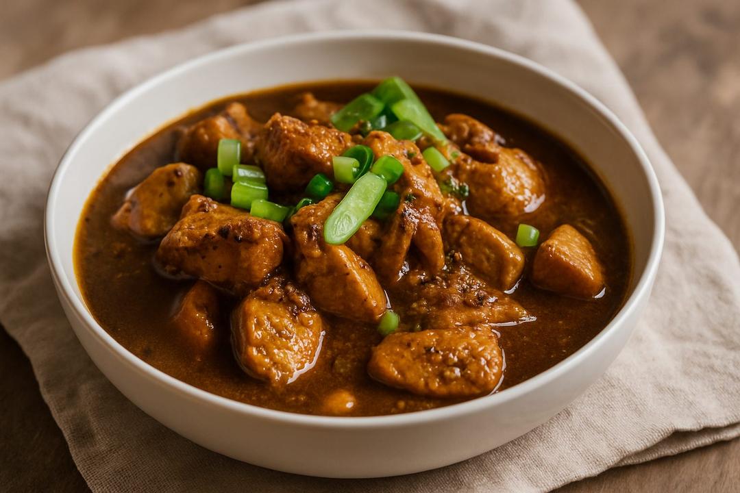 Chicken with Lemon Curry Sauce Recipe