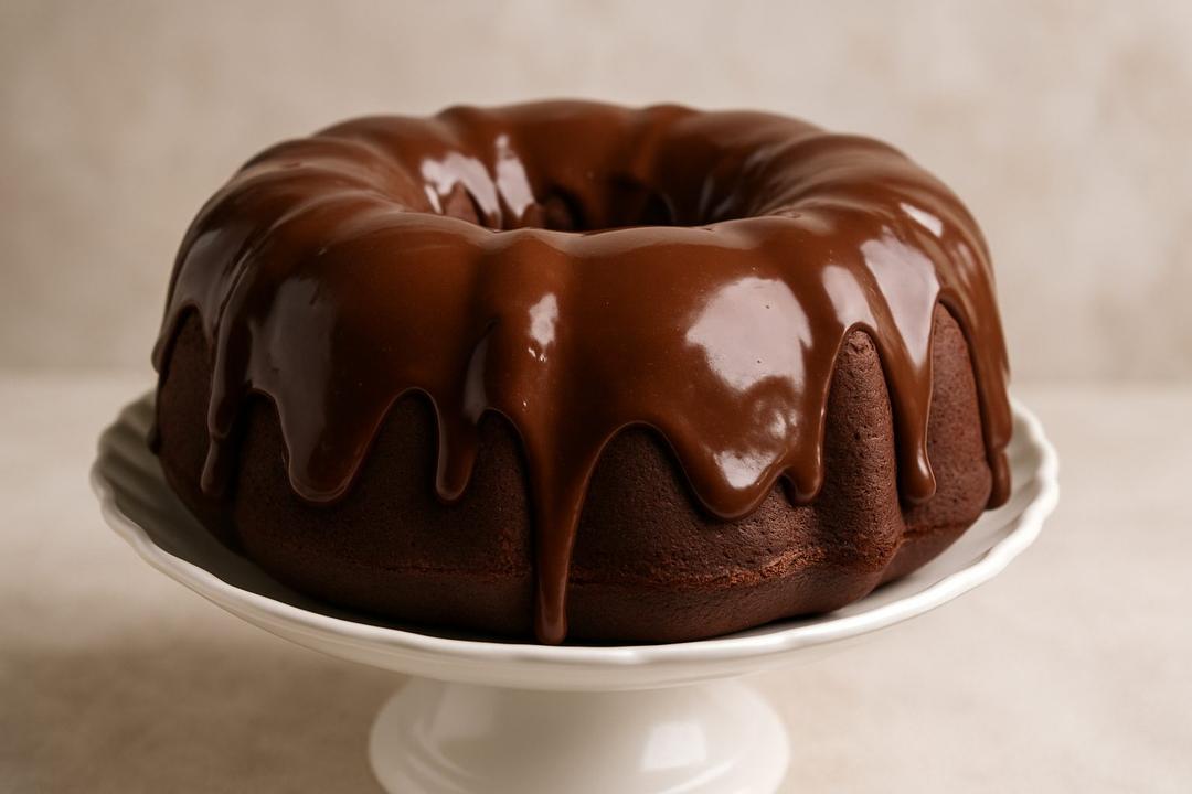 Chocolate Pudding Cake Recipe (with Sour Cream)