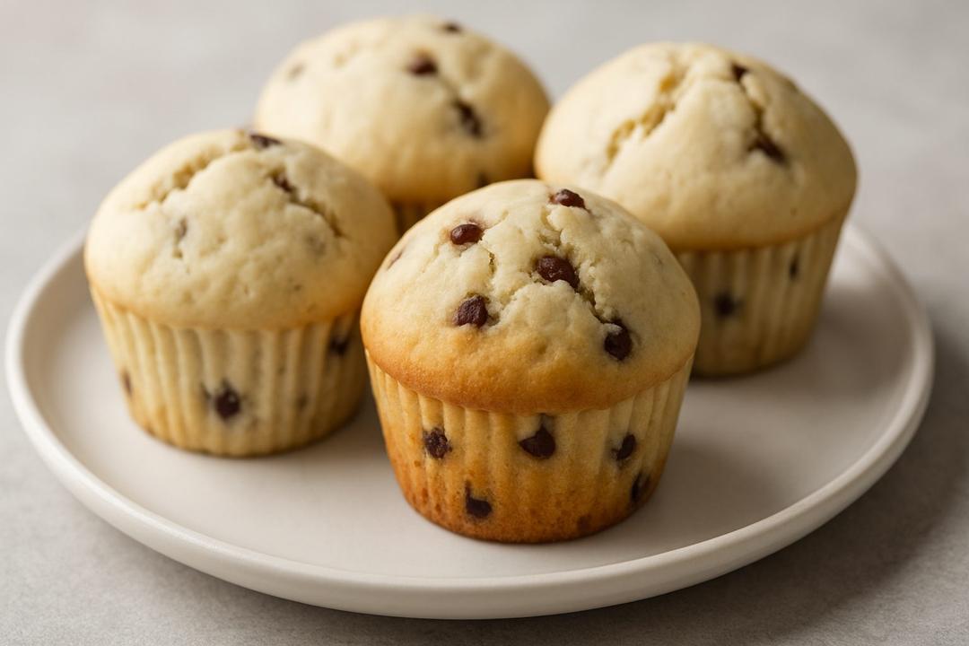 Çikolata Parçalı Muzlu Muffin Tarifi (12 Adet)