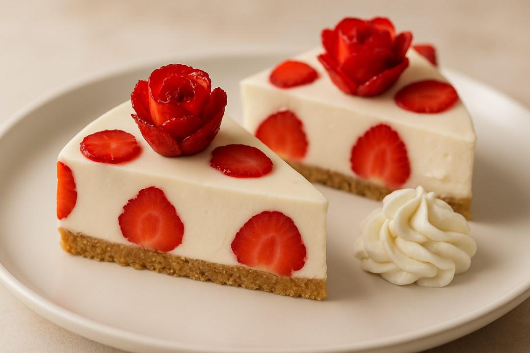 Çilekli Cheesecake Tarifi (Fırında)