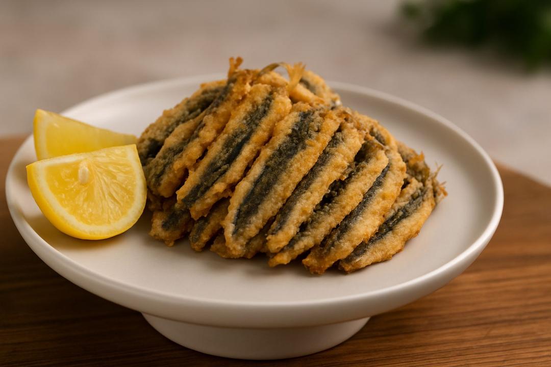 Cornmeal-Coated Anchovies Recipe