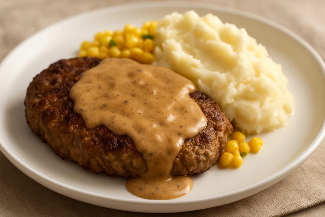 Country Fried Steak Tarifi (Kızarmış Dana Bifteği ve Sütlü Sos)