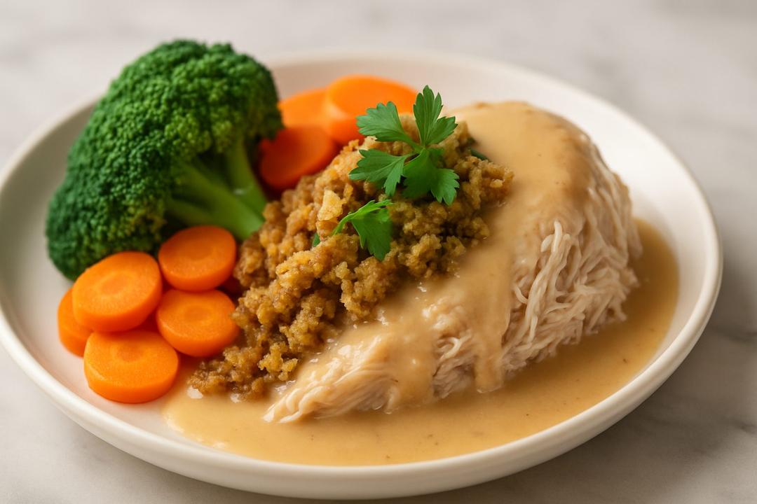 Crock Pot Tavuk Sos ve Harçlı İç Tarifi (Slow Cooker)