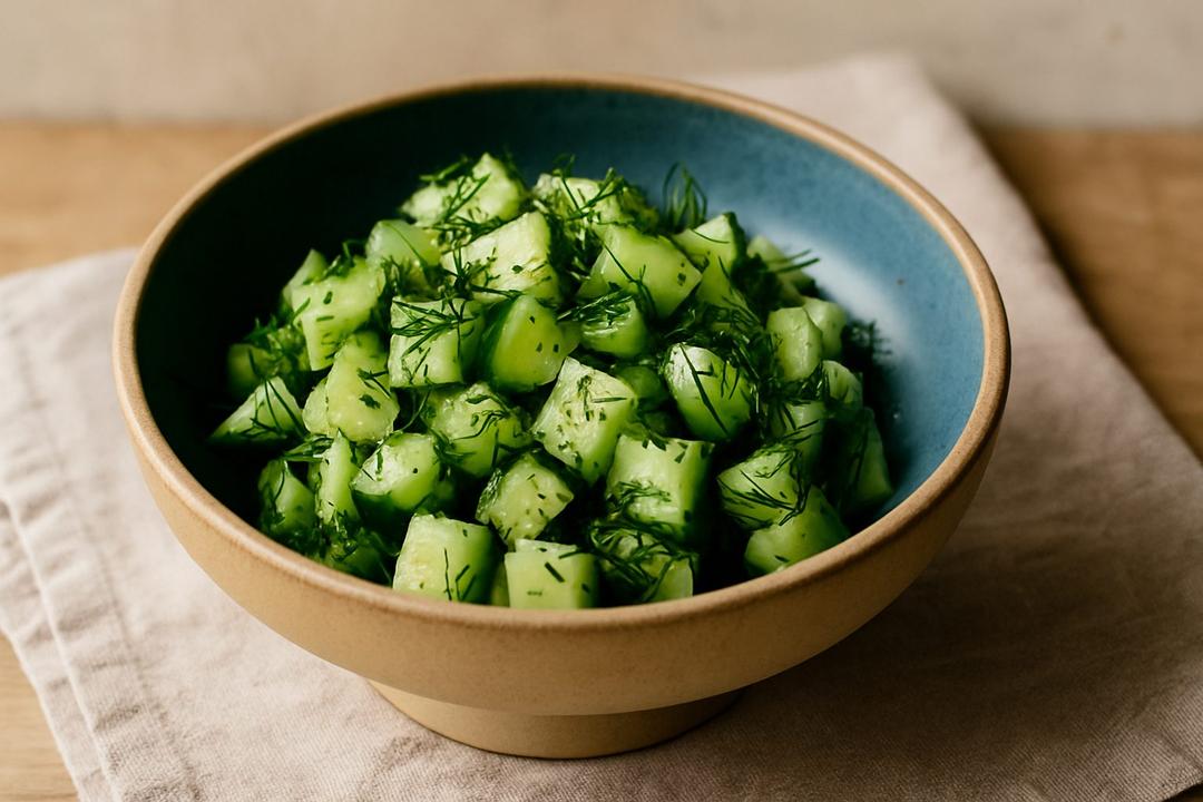 Cucumber Salad with Fresh Dill Recipe