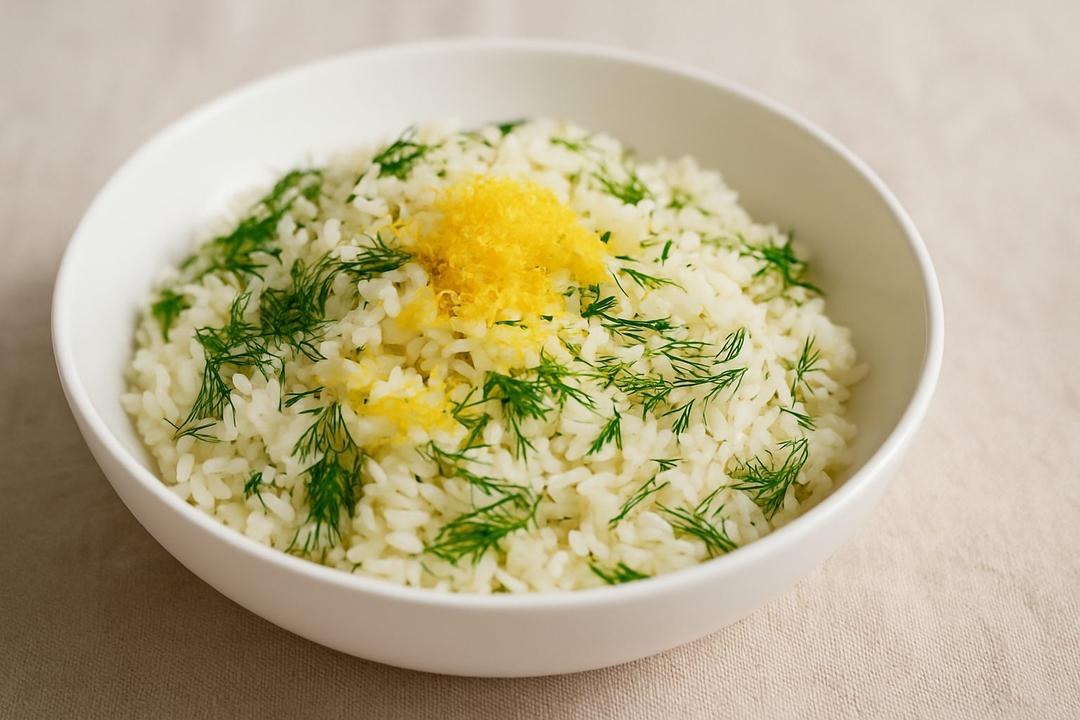 Dill Lemon Rice Recipe (Long Grain Rice)
