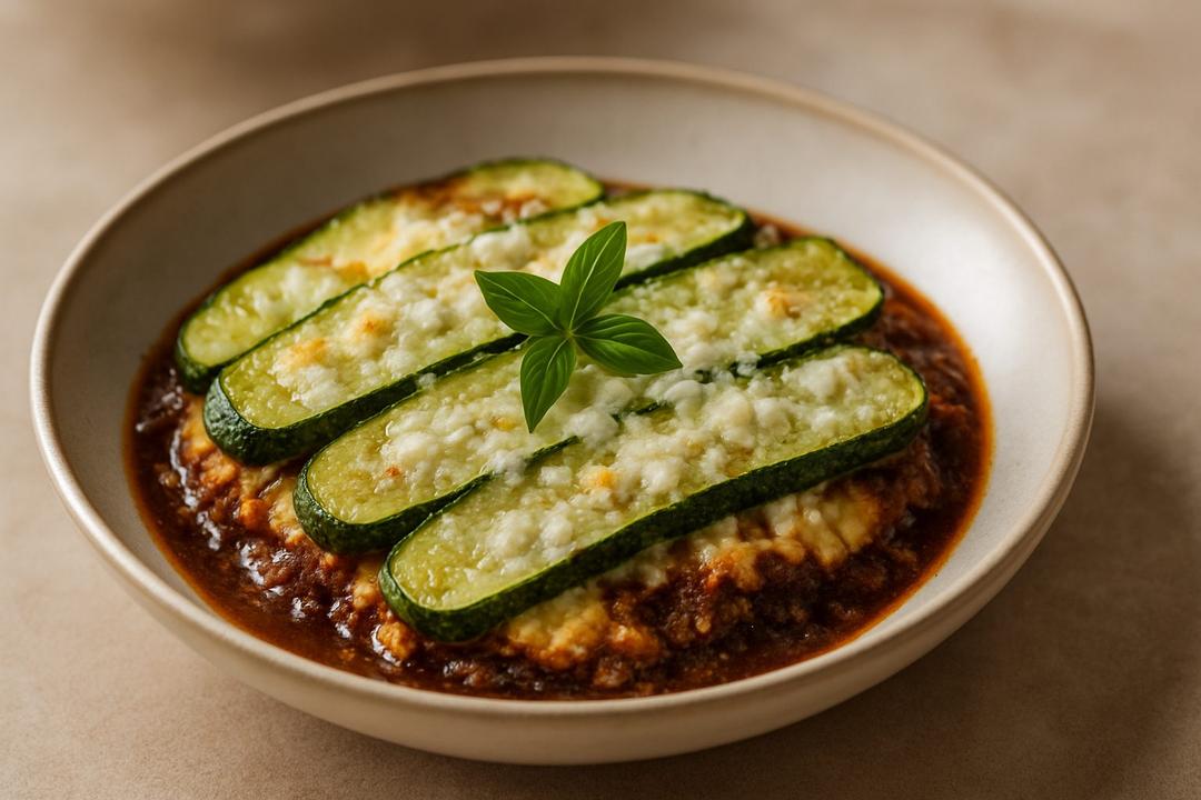 Düşük Karbonhidratlı Kabak Lazanya Tarifi (Lasagne)