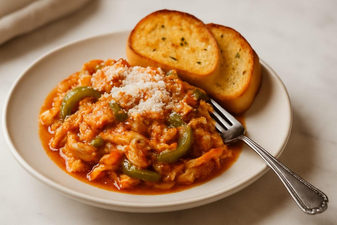 Easy Chicken and Parmesan Pasta Recipe
