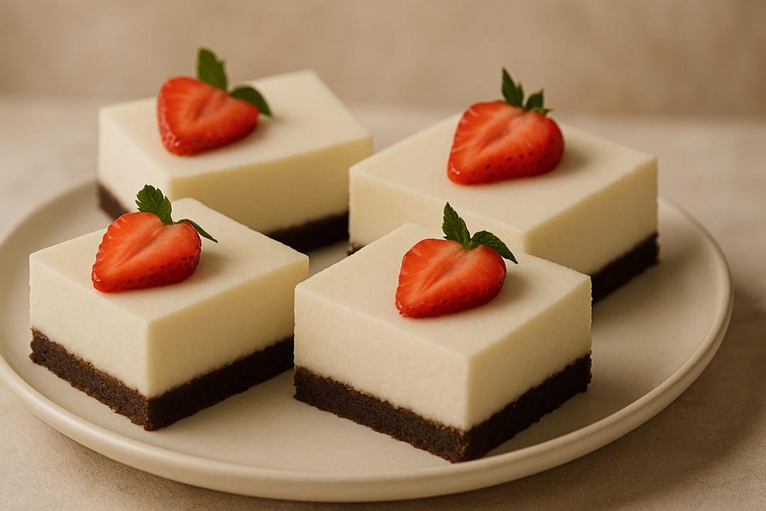 Easy Cream Cheese Fruit Squares Recipe (Cheesecake Bars)