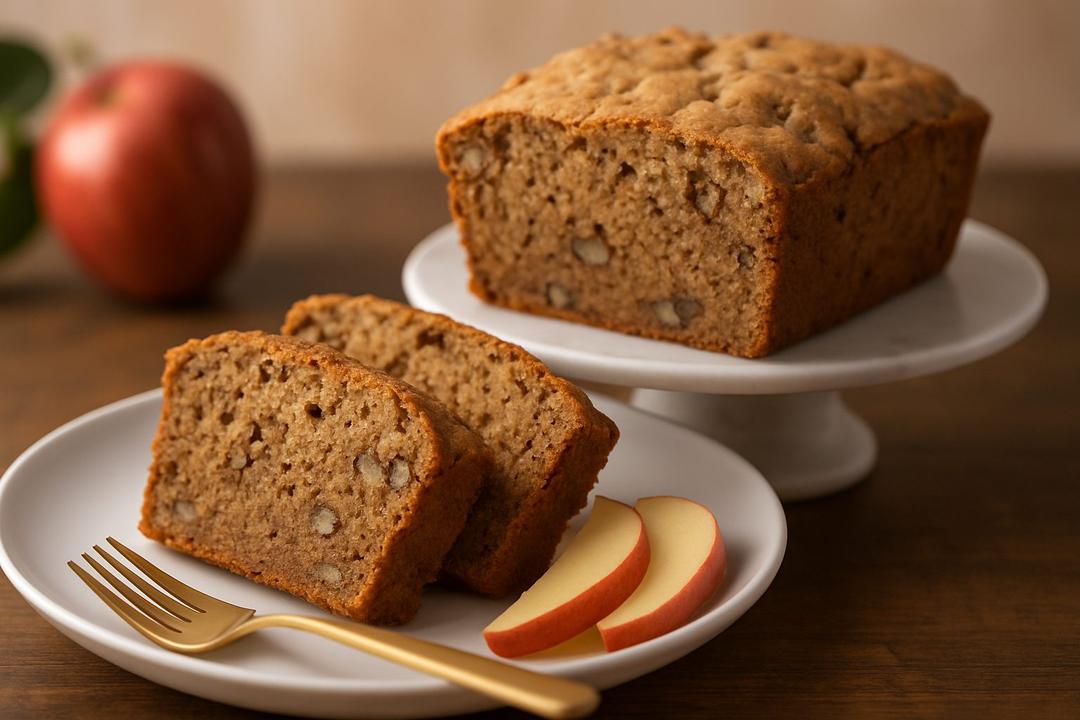 Elmalı Cevizli Hızlı Ekmek Tarifi (Quick Bread)