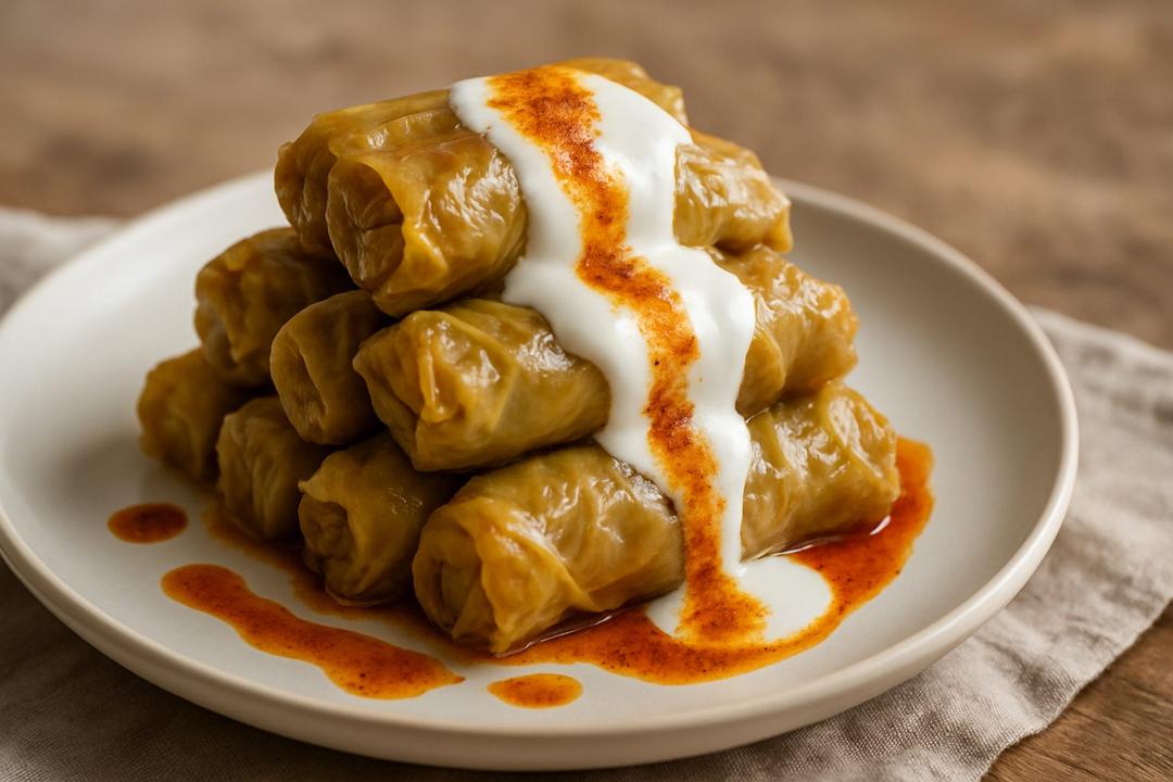 Etli Lahana Sarması Tarifi