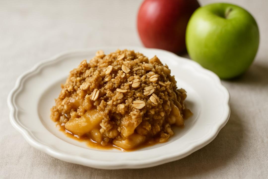 Ev Usulü Elmalı Crumble (Apple Crisp) Tarifi