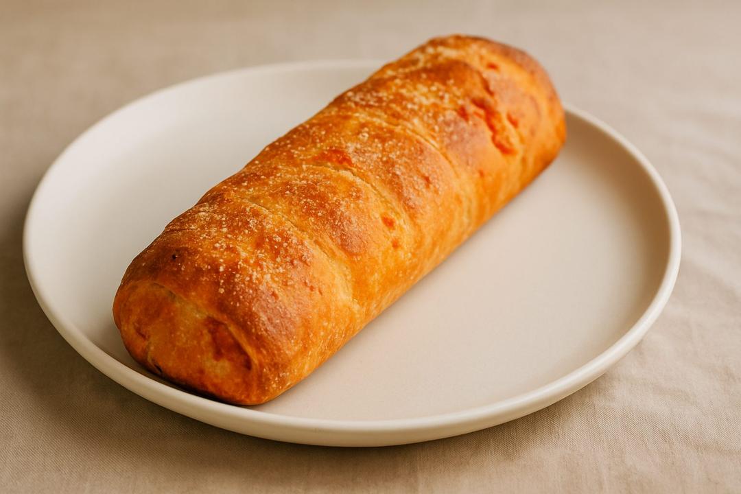 Ev Yapımı Stromboli Tarifi (Mozzarella ve Jambonlu)