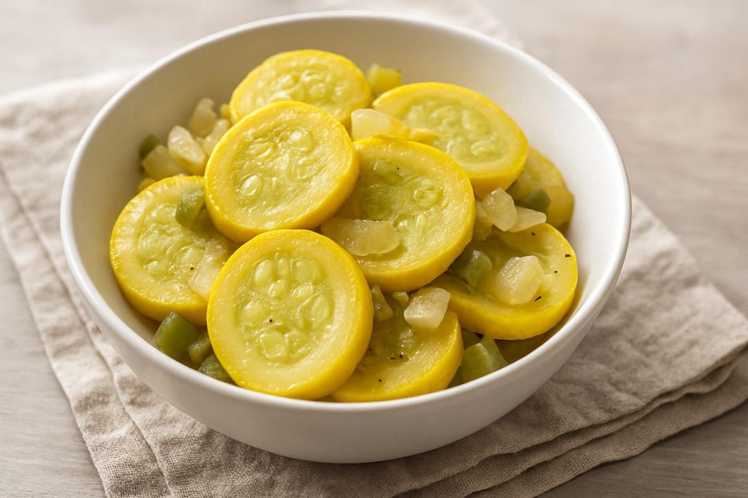 Fiesta Sarı Kabak Tarifi (Soğanlı, Biberli ve Limonlu)