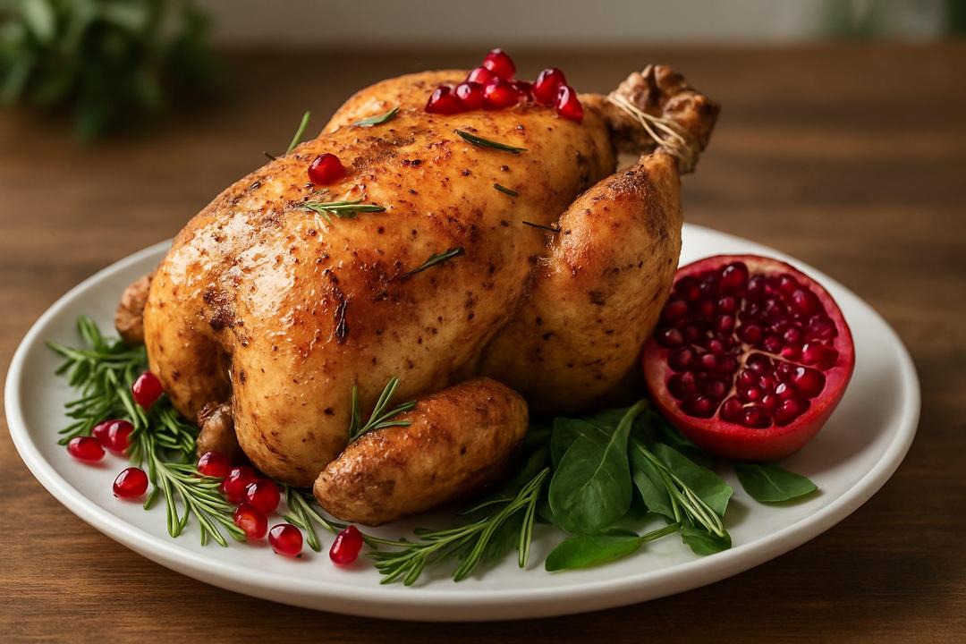 Fırında Hindi ve Kestaneli İç Pilav Tarifi