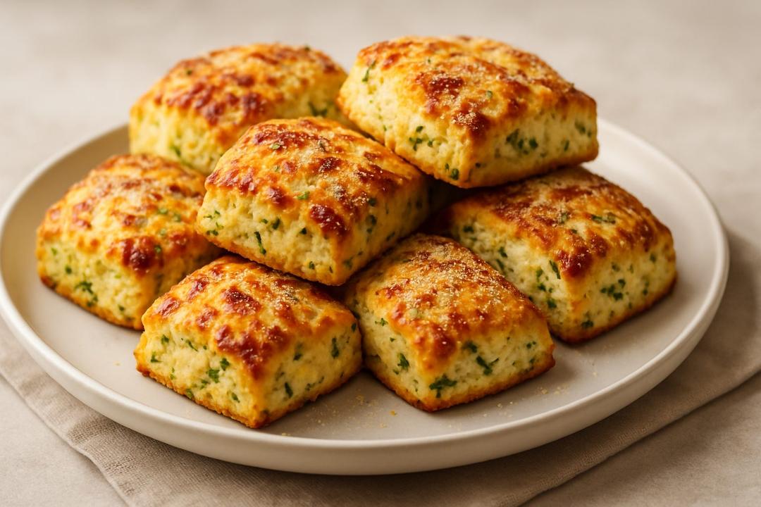 Fresh Herb Scones Recipe (Parsley, Thyme, Rosemary)
