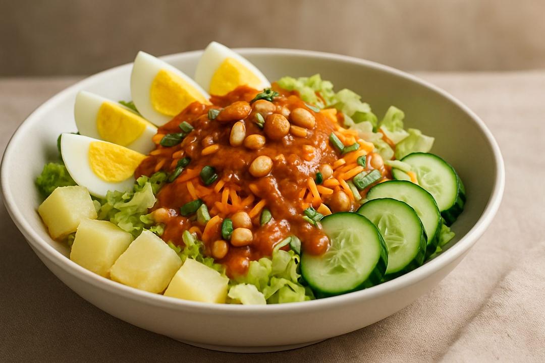 Gado Gado Endonezya Salatası Tarifi