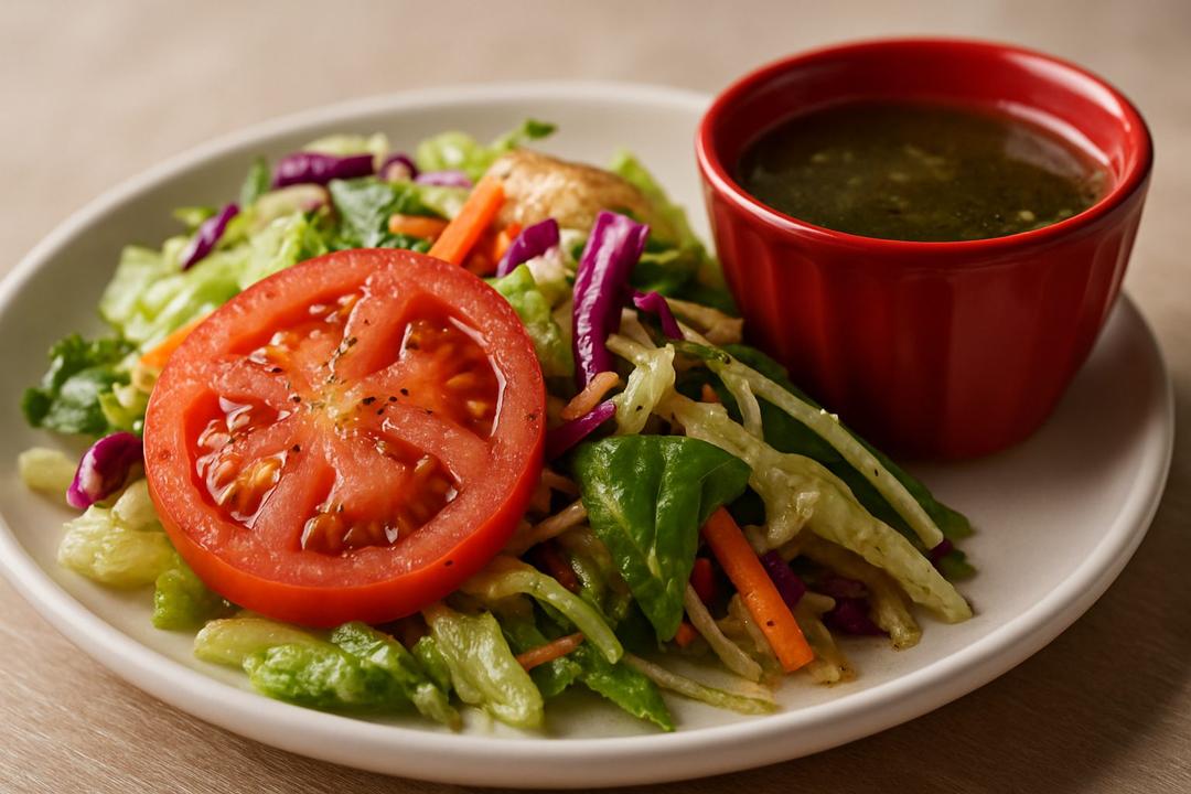 Garlic Herb Salad Dressing Recipe (House Dressing Style)