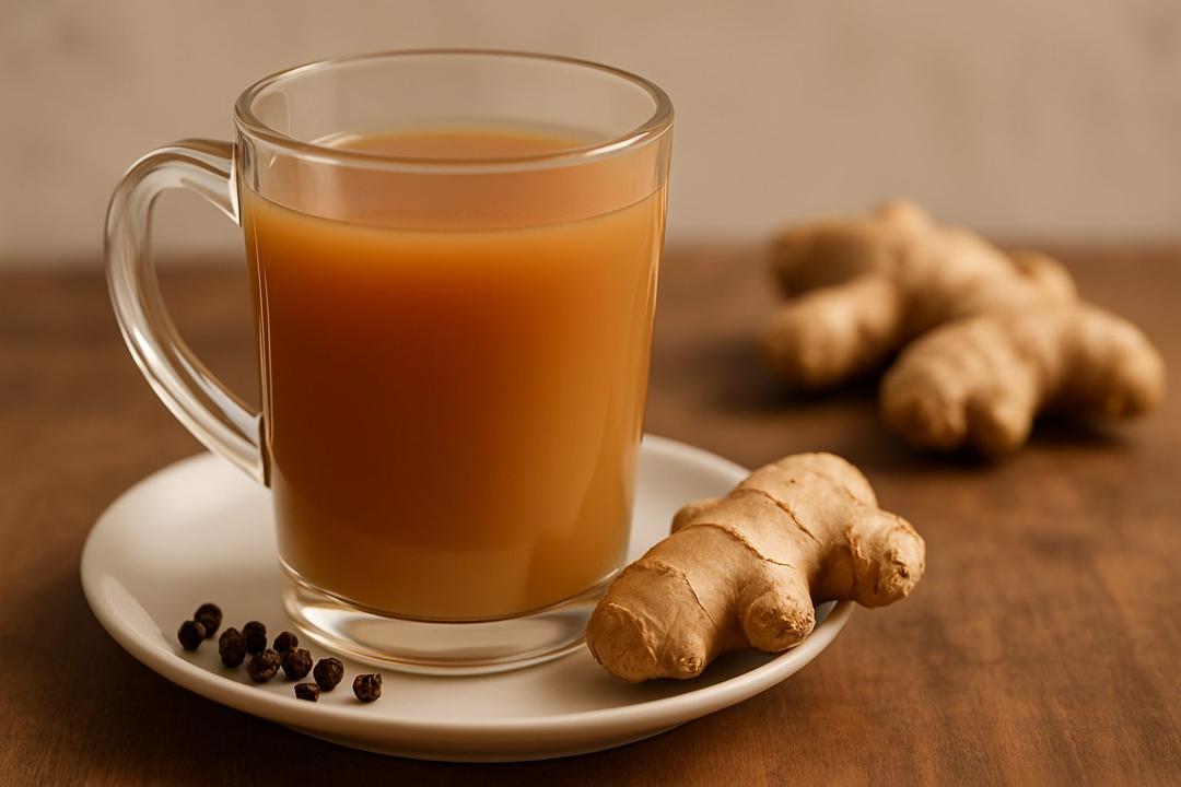 Ginger Tea Recipe (Spiced Hot Tea)