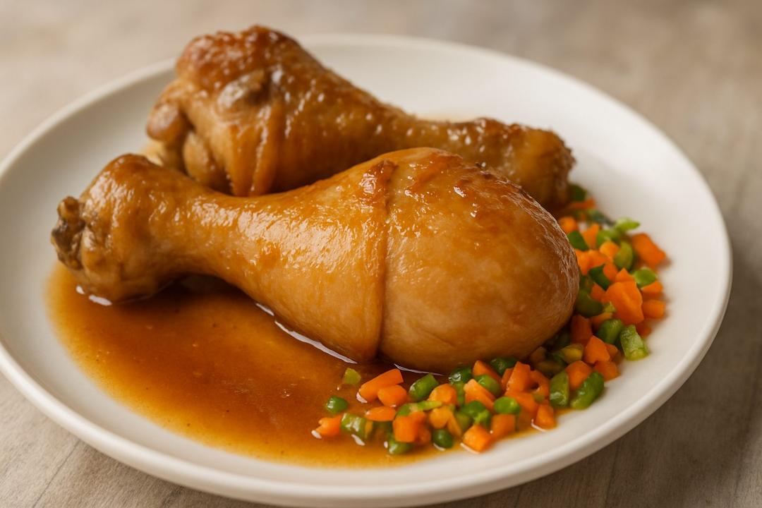 Ginger Wine Chicken Drumsticks Recipe (Soy & Oyster Sauce Braise)