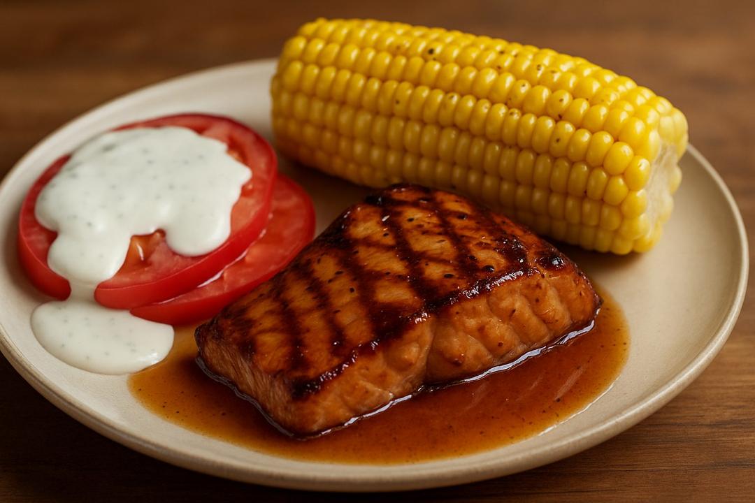 Grilled Bourbon Salmon Recipe (Soy Sauce Marinade)