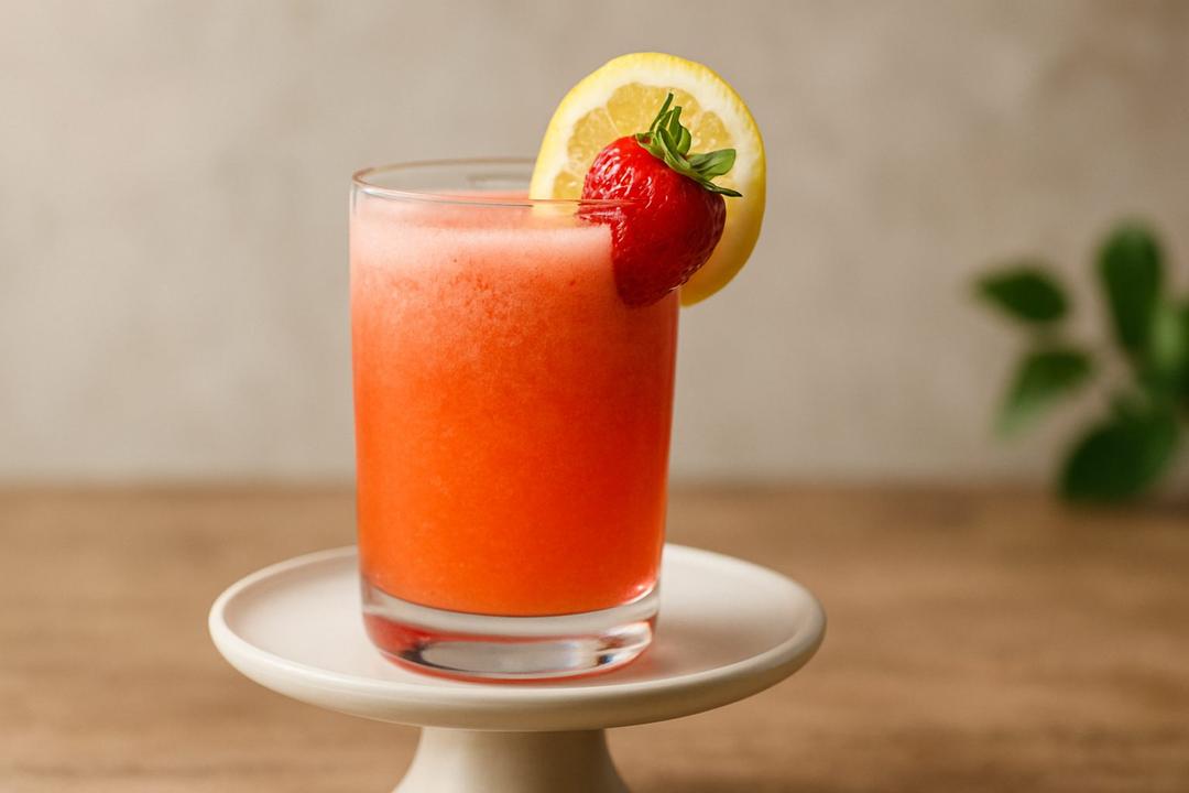 Homemade Strawberry Lemonade Recipe (Serves 8)