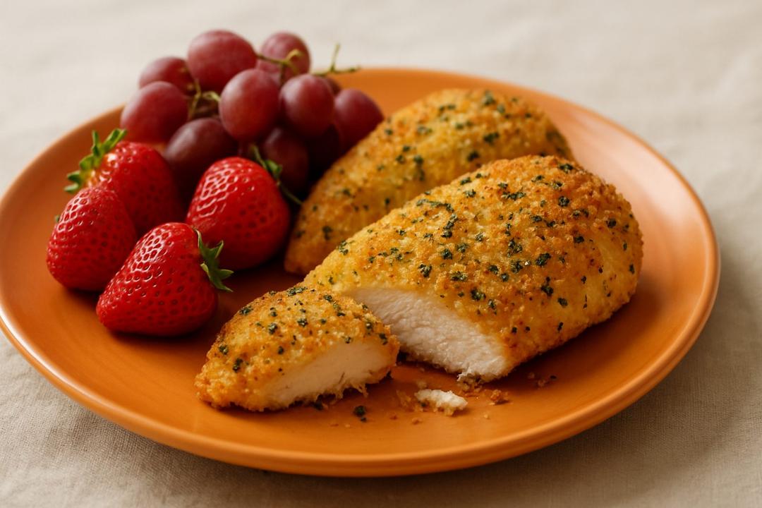 İtalyan Usulü Tavuk Göğsü Tarifi (Fırında Parmesanlı)