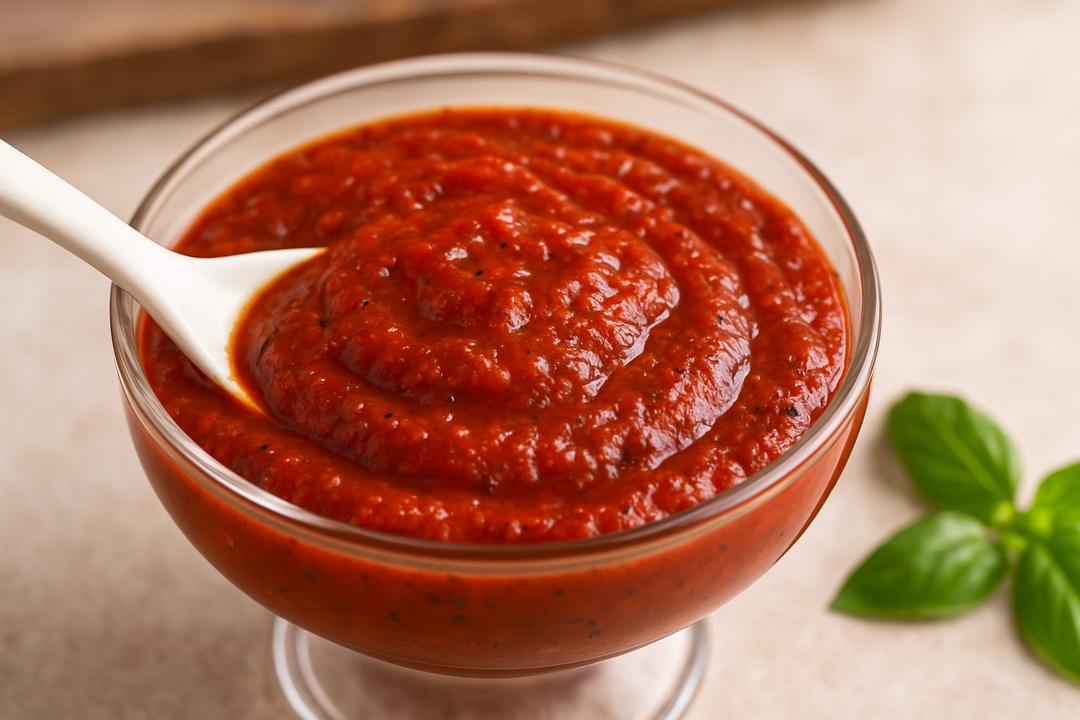 Kolay Pizza Sosu Tarifi (Domates Salçası ile)
