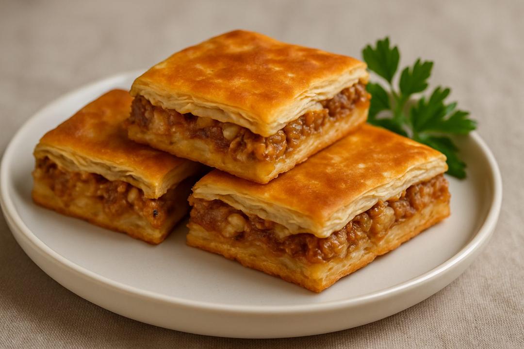 Layered Meat and Potato Pastry Recipe